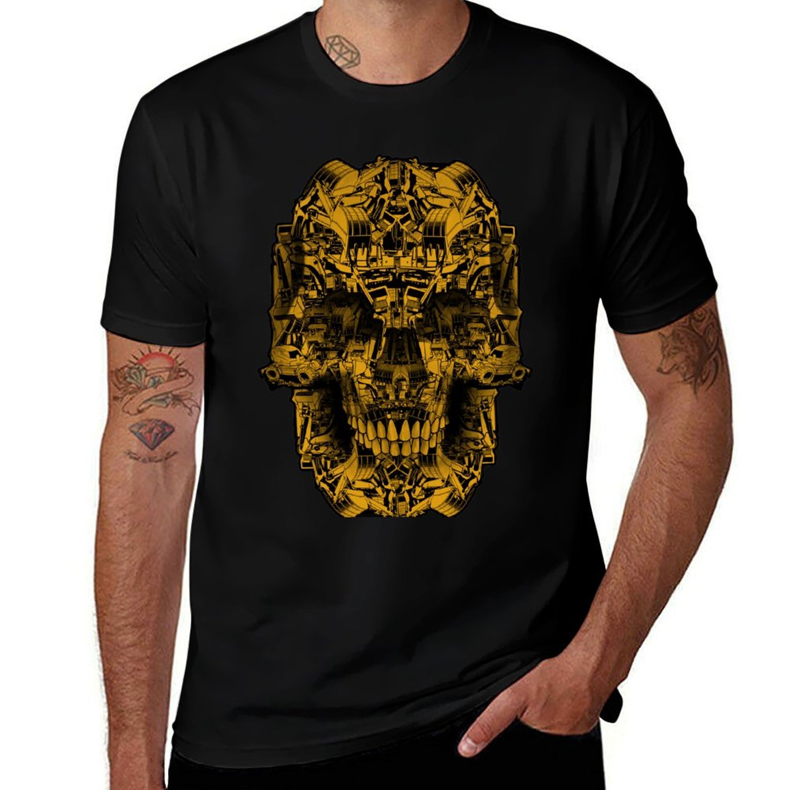 Heavy Equipment De - Camiseta Skull Heavy Equipment para homem,