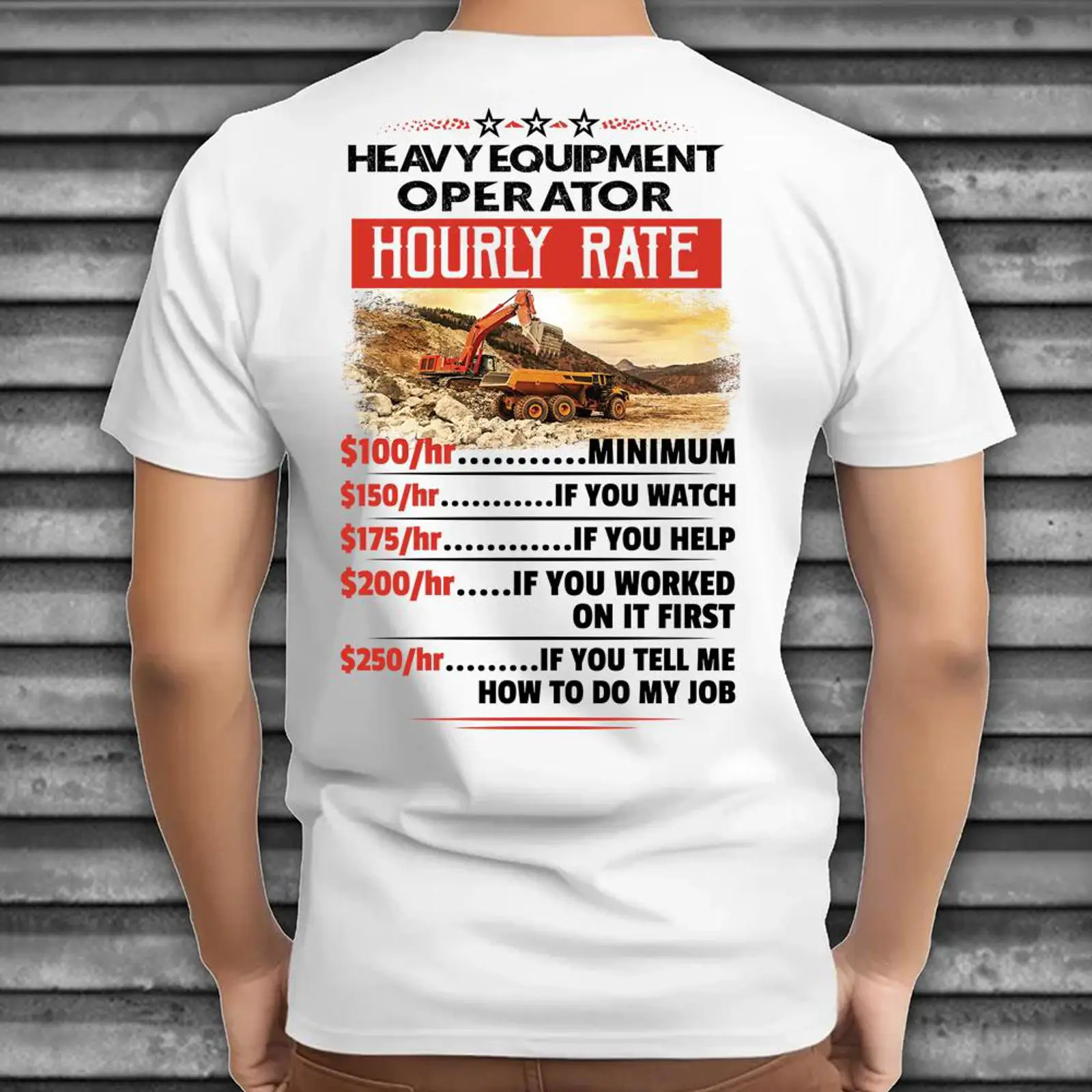 Heavy Equipment Jobs - Camiseta Engraçada e Sarcástica com Tema
