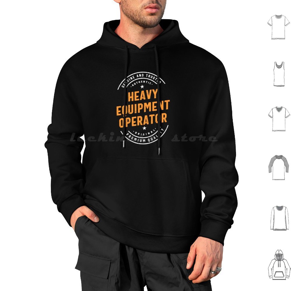Heavy Equipment Jobs - Operador de equipamentos pesados moletons manga