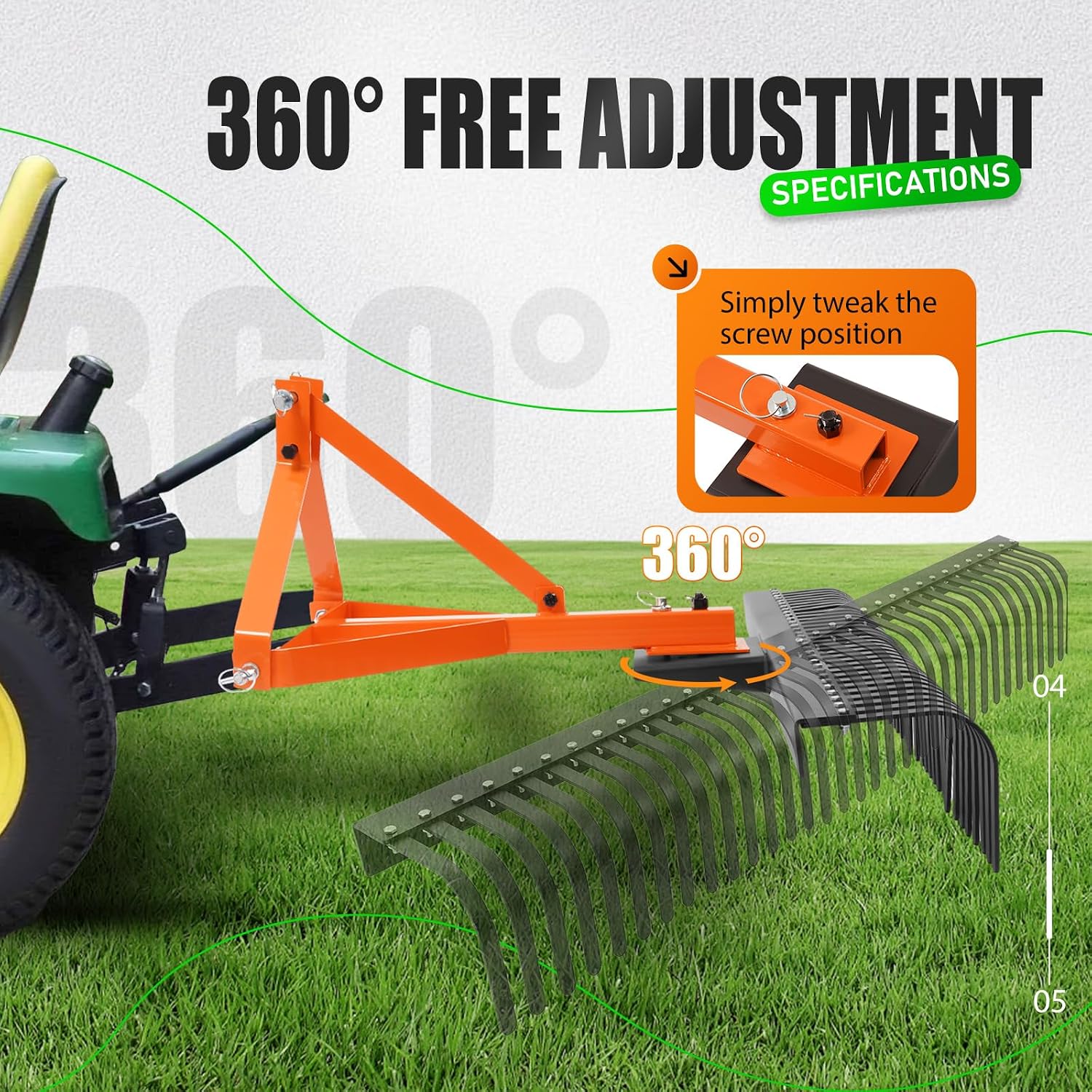 Raspador de Paisagismo Rebocáv - Heavy Equipment Landscaping avaliação e preço