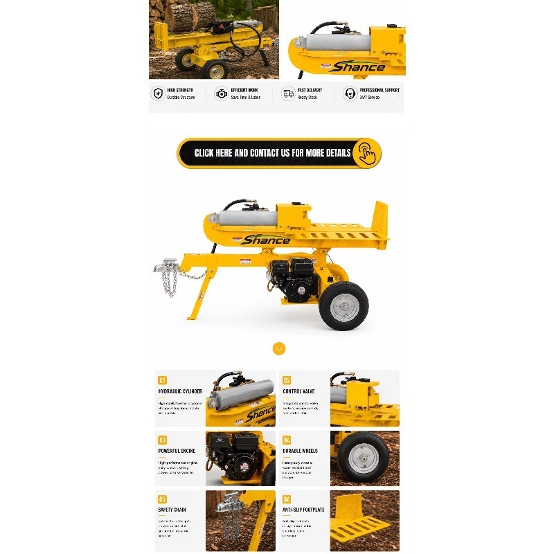 Rachador de Lenha Elétrico Hid - Heavy Equipment Processor avaliação e preço